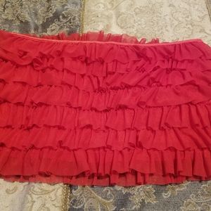 Ruffled lingerie skirt